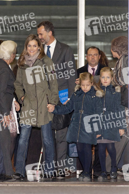 Letizia von Spanien,  Felipe von Spanien, Sofia von Spanien, Leonor von Spanien, Sophia von Spanien