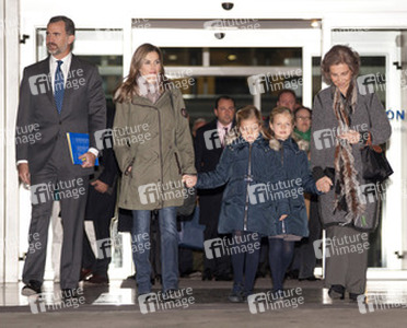 Felipe von Spanien, Letizia von Spanien, Sofia von Spanien, Leonor von Spanien, Sophia von Spanien