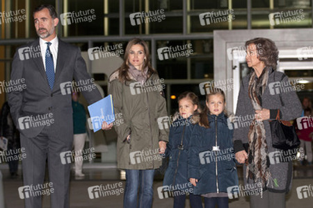 Felipe von Spanien, Letizia von Spanien, Sofia von Spanien, Leonor von Spanien, Sophia von Spanien