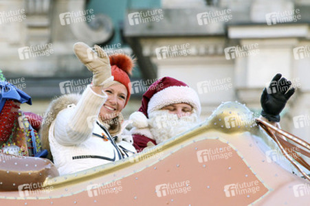 ZDF Dreharbeiten auf dem Weihnachtsmarkt, Hamburg