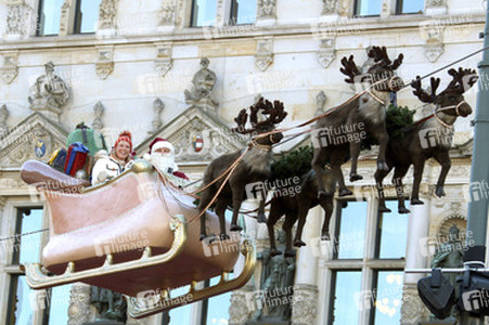 ZDF Dreharbeiten auf dem Weihnachtsmarkt, Hamburg