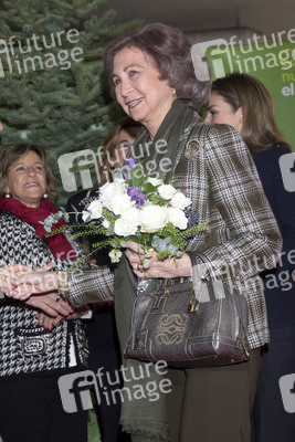 Königin Sofia und Prnzessin Letizia auf dem 'Nuevo Futuro' Weihnachtsmarkt, Madrid