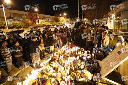 Fans am Unfallort von Paul Walker