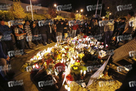 Fans am Unfallort von Paul Walker