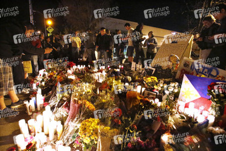 Fans am Unfallort von Paul Walker