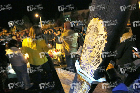 Fans am Unfallort von Paul Walker
