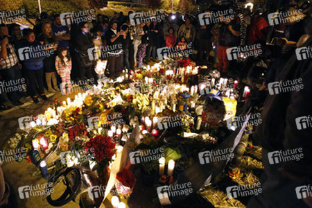 Fans am Unfallort von Paul Walker