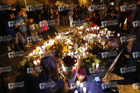 Fans am Unfallort von Paul Walker