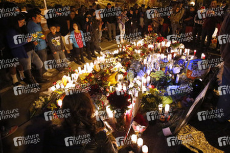 Fans am Unfallort von Paul Walker
