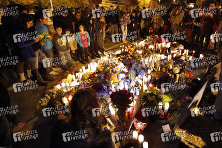 Fans am Unfallort von Paul Walker