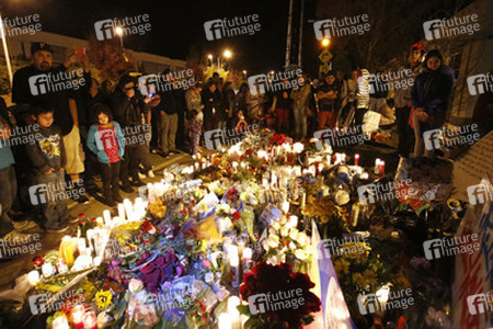 Fans am Unfallort von Paul Walker