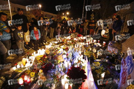 Fans am Unfallort von Paul Walker
