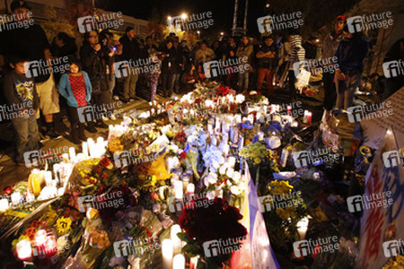Fans am Unfallort von Paul Walker
