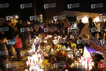 Fans am Unfallort von Paul Walker