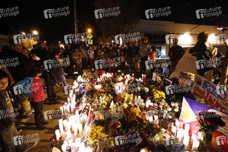 Fans am Unfallort von Paul Walker