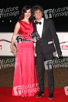 Ronnie Wood mit Gattin Sally Humphries
