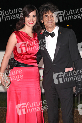 Ronnie Wood mit Gattin Sally Humphries
