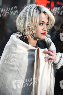 Rita Ora on Set, New York
