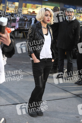 Rita Ora on Set, New York