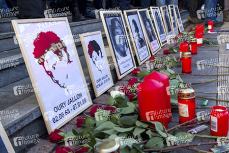 Mahnwache und Demo zum Todestag von Oury Jalloh, Dessau-Roßlau