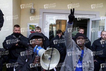 Mahnwache und Demo zum Todestag von Oury Jalloh, Dessau-Roßlau