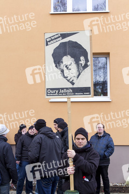 Mahnwache und Demo zum Todestag von Oury Jalloh, Dessau-Roßlau