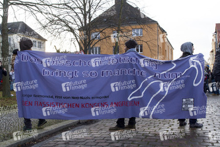 Mahnwache und Demo zum Todestag von Oury Jalloh, Dessau-Roßlau