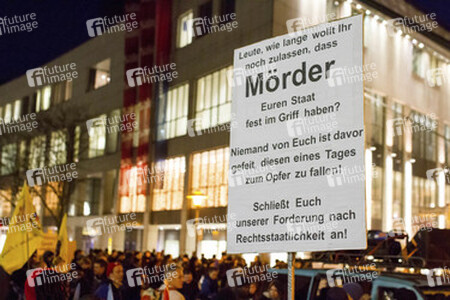 Mahnwache und Demo zum Todestag von Oury Jalloh, Dessau-Roßlau