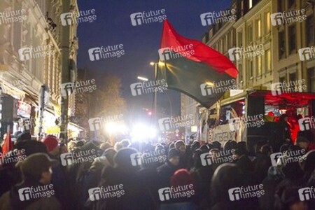 Großdemo für den Erhalt der 'Roten Flora', Hamburg