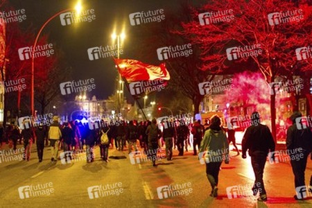 Großdemo für den Erhalt der 'Roten Flora', Hamburg