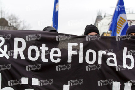 Großdemo für den Erhalt der 'Roten Flora', Hamburg