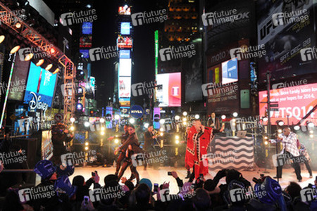 New Year's Eve 2014 am Times Square, New York