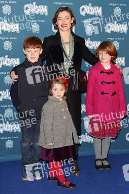 Camilla Rutherford mit Kindern Hector, Nancy und Maud