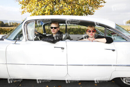 1959 Photo Shooting mit Cadillac Sedan DeVille, Hessisch Oldendorf