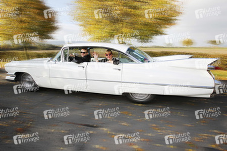 1959 Photo Shooting mit Cadillac Sedan DeVille, Hessisch Oldendorf