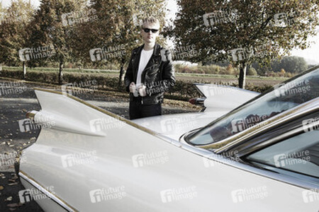 1959 Photo Shooting mit Cadillac Sedan DeVille, Hessisch Oldendorf