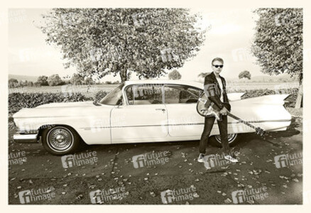 1959 Photo Shooting mit Cadillac Sedan DeVille, Hessisch Oldendorf