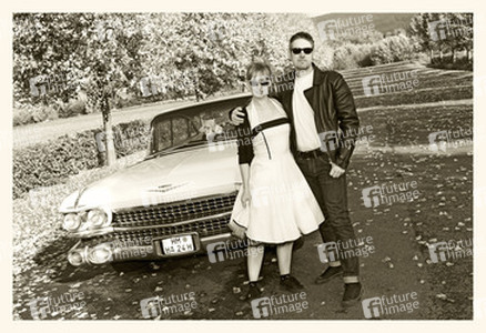 1959 Photo Shooting mit Cadillac Sedan DeVille, Hessisch Oldendorf