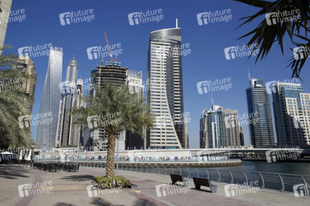 Im Stadtteil Dubai Marina, Dubai
