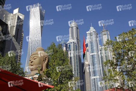 Im Stadtteil Dubai Marina, Dubai