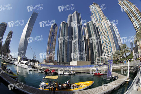 Im Stadtteil Dubai Marina, Dubai