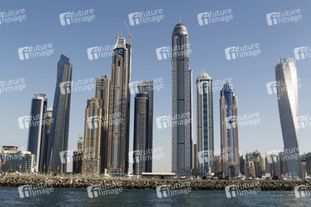 Im Stadtteil Dubai Marina, Dubai