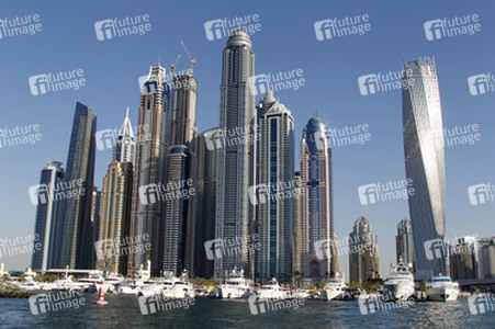 Im Stadtteil Dubai Marina, Dubai