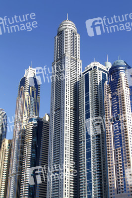 Im Stadtteil Dubai Marina, Dubai