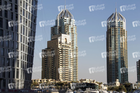 Im Stadtteil Dubai Marina, Dubai
