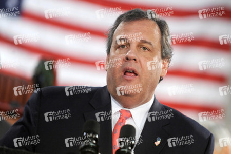 Chris Christie trifft Sandy-geschädigte Hausbesitzer, Manahawkin