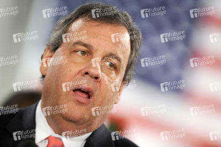 Chris Christie trifft Sandy-geschädigte Hausbesitzer, Manahawkin