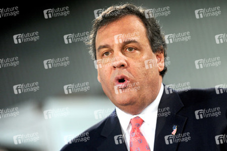 Chris Christie trifft Sandy-geschädigte Hausbesitzer, Manahawkin