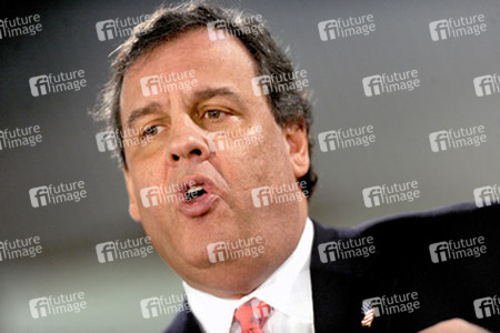 Chris Christie trifft Sandy-geschädigte Hausbesitzer, Manahawkin