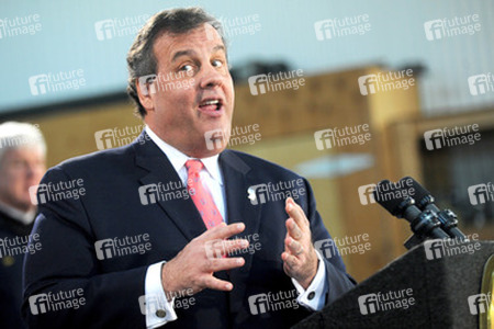 Chris Christie trifft Sandy-geschädigte Hausbesitzer, Manahawkin